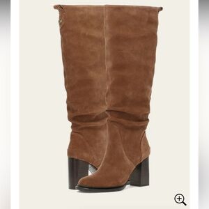 Frye Brown/Tan Alex Softy Slouchy Quality Crafted Leather Suede Chic Boot NWOT 9